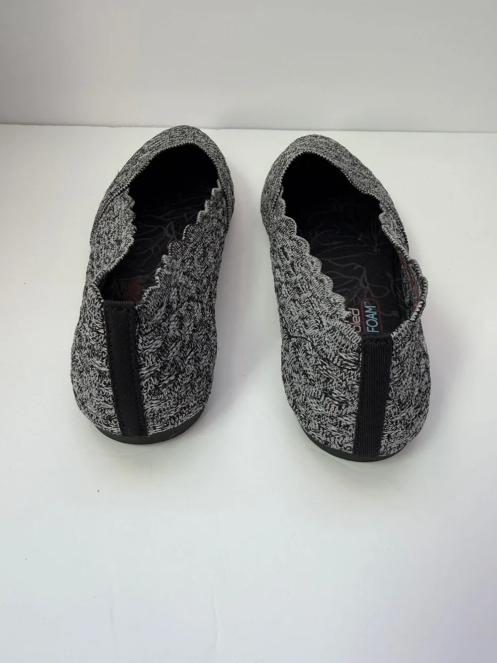 Skechers Air Cooled Memory Foam Slip On Flats Knit Comfort Shoes 6.5‎
